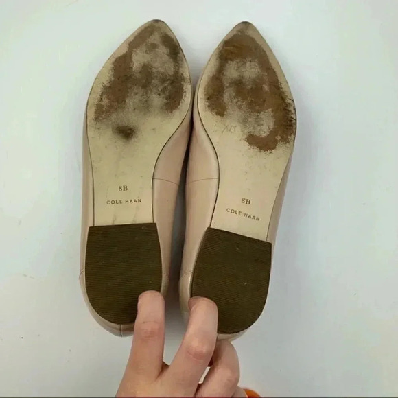 Cole Haan grand OS signature ballet flats size 8  pink leather balletcore - Picture 6 of 12